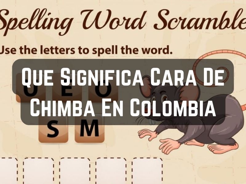 Que Significa Cara De Chimba En Colombia